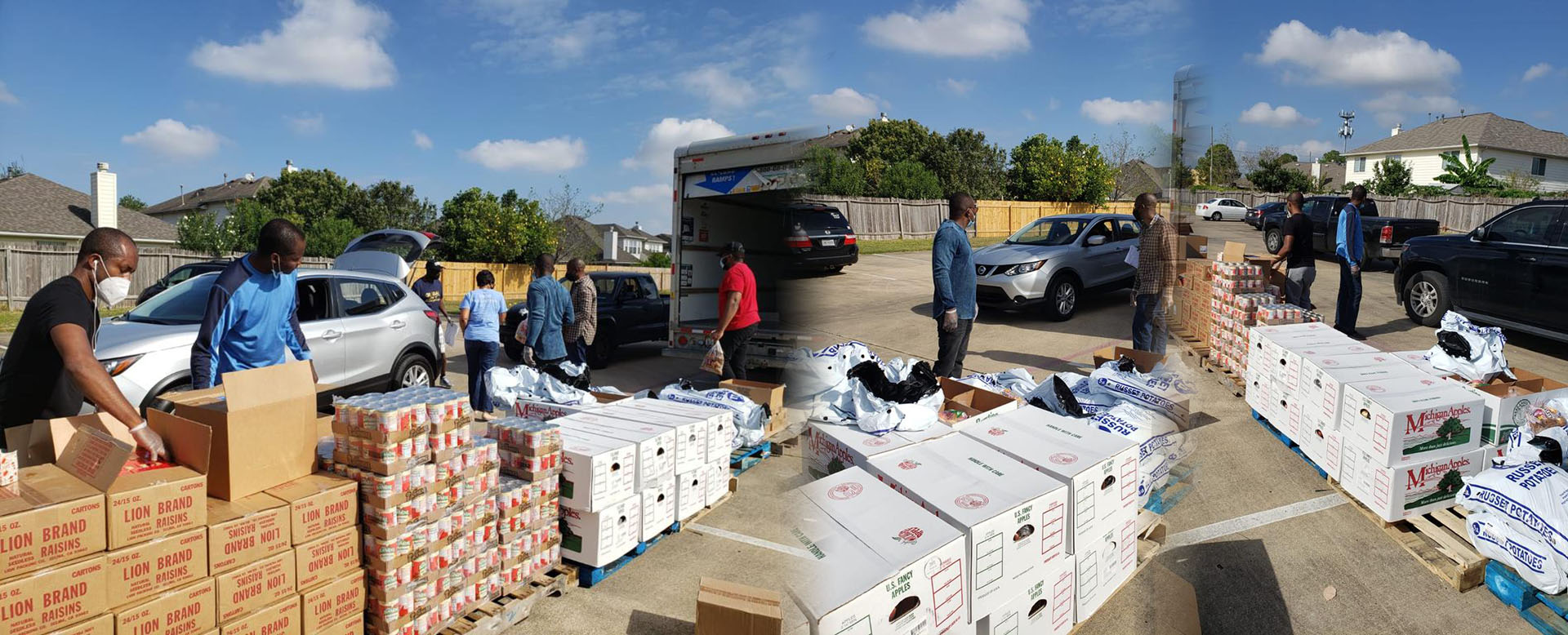 Food Distribution at West Oak Mall